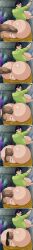 1boy 1girls 2d_(artwork) anal anal_sex ass_focus big_ass big_breasts big_butt big_cock big_dick big_penis big_thighs bottomless burma burmese clothing faceless_male highres htetlin myanmar_(burma) oc original original_character thanakha traditional_clothes