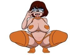 big_breasts greendogg lenceria velma_dinkley velma_dinkley_(mystery_incorporated)