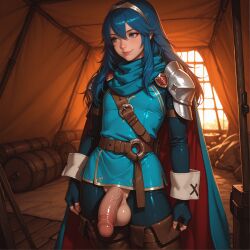ai_generated blue_eyes blue_hair dragonk8 femboy feminine_faced_male feminine_male fire_emblem fire_emblem_awakening lucina_(fire_emblem) male rule_63 sole_male solo