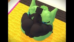 1boy 1girls 3d 3d_animation bed bedroom black_body black_skin blue_eyes blue_penis cum_inside enderman facesitting female green_body green_skin growth hb_(hb_the_ender) hbtheender hyper incest inflation larger_female legs legs_up male minecraft mp4 penis sex size_difference slime_(minecraft) slime_girl slimer_(stemingbunbun) smaller_male sound tagme vagina vaginal_penetration vaginal_sex video