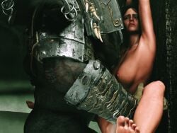 3d armored_male armpits big_penis black_hair breasts captured captured_heroine cd_projekt_red closed_eyes coderestricted completely_nude female light-skinned_female mascara mascara_tears monster nipples nude orc penetration penis rape sex spread_legs the_witcher_(series) the_witcher_3:_wild_hunt vaginal_penetration yennefer