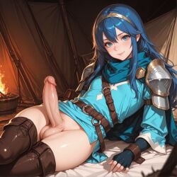 ai_generated ai_generated_slop blue_eyes blue_hair dragonk8 femboy feminine_faced_male feminine_male fire_emblem fire_emblem_awakening lucina_(fire_emblem) male rule_63 sole_male solo
