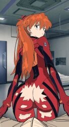 artist_request ass ass_focus asuka_langley_sohryu looking_at_viewer neon_genesis_evangelion