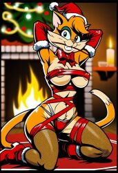 ai_generated catgirl christmas fantomcat female female_only furry tabitha_wildcat xmas