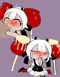 candy_apple_cookie cookie_run cookie_run_kingdom cum_filled cumflation lazza_(artist) oral oral_penetration sucking_penis tagme tears_of_joy