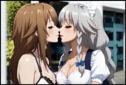 2milfs 2women ai_generated daughter-in-law grayfia_lucifuge high_school_dxd in-lawcest kissing lesbian_couple lesbian_kiss lovers mother-in-law mother-in-law_and_daughter-in-law tagme venelana_gremory video yuri