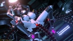 3d bdsm_gear female fnaf_oc milking moosey mooseycus robot_tentacles sci-fi