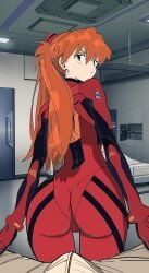 artist_request ass ass_focus asuka_langley_sohryu looking_at_viewer neon_genesis_evangelion