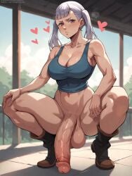 ai_generated big_penis black_clover futanari grapesss light-skinned_futanari noelle_silva