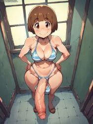 ai_generated big_penis grapesss kill_la_kill light-skinned_futanari mankanshoku_mako