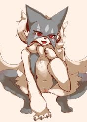 absurd_res anthro female furry generation_9_pokemon hi_res izon448 meowscarada nintendo pokemon pokemon_(species) solo