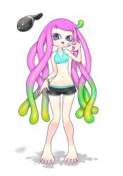 bikini harmony_(splatoon) koharuno2 splatoon splatoon_(series) splatoon_3 tagme tentacle_hair