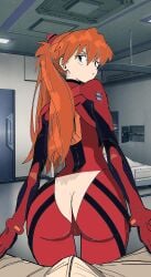 artist_request ass ass_focus asuka_langley_sohryu looking_at_viewer neon_genesis_evangelion