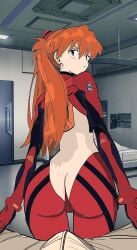 artist_request ass ass_focus asuka_langley_sohryu looking_at_viewer neon_genesis_evangelion