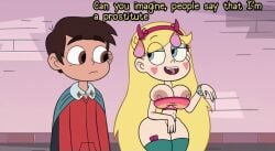 cartoon condom huge_ass huge_breasts marco_diaz slutty_clothing star_butterfly star_vs_the_forces_of_evil used_condom useless_clothing