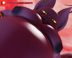 artist_name artist_signature camseven champa chubby chubby_anthro chubby_belly chubby_male dragon_ball dragon_ball_super feline furry furry_only male male_only man_boobs man_tits pec_pov_meme purple_body purple_skin