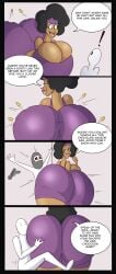 1girls afro against_wall amazon ass ass_attack ass_focus ass_shot big_lips black_hair blitzhero bootylicious bottom_heavy bounce_off_ass breasts brown_hair brown_skin bubble_butt bullet bulletproof bullets butt_bump cleavage clinging comic comic_page commissioner:blitzhero commissioner_upload curvy dark-skinned_female dark_skin deviantart faceless_male female grabbing_ass gun headband huge_ass huge_breasts hugging hugging_ass hugging_from_behind janet_da_bouncer jiggle jiggling_ass juicy_butt large_ass larger_female lips male mask massive_ass original_character phat_ass shooting smaller_male spets-hound tagme thick_ass venus_body voluptuous