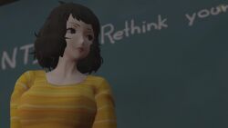 3d animated big_ass big_breasts big_penis breasts cheating cheating_girlfriend condom female filled_condom male ntr penis persona persona_5 ren_amamiya sadayo_kawakami smango3d sound suguru_kamoshida tagme video