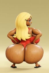 1girls 3d 3d_model ai ai_generated big_ass big_breasts big_butt blonde_hair female female_only huge_ass huge_butt kick_buttowski kick_buttowski:_suburban_daredevil lifeguard shannon_(kick_buttowski) simple_background solo solo_female tagme tan_body tan_skin thicc thick_ass thick_thighs voluptuous voluptuous_female vulkyasha_(style)