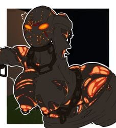 1girls big_breasts breasts female fire forsaken_(roblox) friday_the_13th hikurahaka hockey_mask jason_(forsaken) jason_voorhees nipples official_alternate_costume roblox roblox_game robloxian rule_63 savini_jason tagme thick_thighs thighs