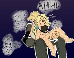 absurd_res adventure_time aged_up ambiguous_penetration anthro arsinnamon beard blonde_hair bodily_fluids bottomwear bra buckteeth cake_the_cat cartoon_network caught caught_and_continued caught_in_the_act caught_while_cumming clothed clothing cum cum_in_vagina cum_inside cumming_while_penetrating cumming_while_shitting denim denim_bottomwear denim_clothing dialogue domestic_cat door door_handle doorknob duo facial_hair farmworld_finn father_(lore) feet felid feline felis female feral finn_the_human fionna_campbell fionna_the_human_girl fully_clothed genital_fluids group hair hat hat_over_eyes headgear headwear hi_res human humanoid jeans listening long_hair male male/female mammal mature_male muscle_size_difference muscular muscular_male nude on_lap pants parent_(lore) partially_clothed penetration pseudo_incest_(lore) quiet_sex robotic_arm screaming_orgasm shirt shoulder_pads simple_background simple_coloring simple_eyes size_difference slightly_chubby spread_legs spreading tank_top tears teeth toony topwear trio tube_top underwear