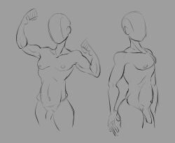 1boy harmfulplant male nude nude_male penis sketch tutorial