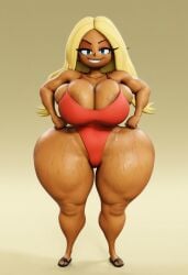 1girls 3d 3d_model ai ai_generated big_ass big_breasts big_butt blonde_hair female female_only huge_ass huge_butt kick_buttowski kick_buttowski:_suburban_daredevil lifeguard shannon_(kick_buttowski) simple_background solo solo_female tagme tan_body tan_skin thicc thick_ass thick_thighs voluptuous voluptuous_female vulkyasha_(style)