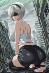 yorha 2b from nier: automata by pixify07
