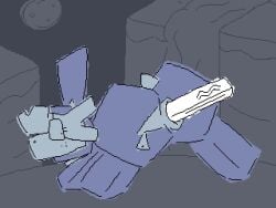 1girls ambiguous_penetration animated anthro anthro_female anthro_only anthro_penetrated back_view behind_view bending_forward bending_over bent_over bunoo_(thadeef3) disembodied_penis female female_focus female_only female_penetrated loop minecraft no_sound penis pixel_animation pixel_art rear_view sex tagme thadeef3 video