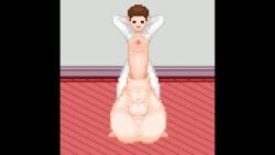 animated bottomless clenching_balls cock_vore huge_balls huge_cock human_pred male_pred muffled_moans pixel_animation skin_tight sound tagme thecardwielder video vore willing_prey