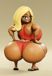 1girls 3d 3d_model ai ai_generated big_ass big_breasts big_butt blonde_hair female female_only huge_ass huge_butt kick_buttowski kick_buttowski:_suburban_daredevil lifeguard shannon_(kick_buttowski) simple_background solo solo_female tagme tan_body tan_skin thicc thick_ass thick_thighs voluptuous voluptuous_female vulkyasha_(style)
