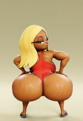 1girls 3d 3d_model ai ai_generated big_ass big_breasts big_butt blonde_hair female female_only huge_ass huge_butt kick_buttowski kick_buttowski:_suburban_daredevil lifeguard shannon_(kick_buttowski) simple_background solo solo_female tagme tan_body tan_skin thicc thick_ass thick_thighs voluptuous voluptuous_female vulkyasha_(style)