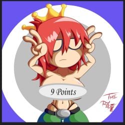 1girls artist_name big_breasts character_(papa_louie) clothing female flipline_studios goth goth_girl nude nude_female papa_louie video_games weaglara