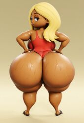1girls 3d 3d_model ai ai_generated big_ass big_breasts big_butt blonde_hair female female_only huge_ass huge_butt kick_buttowski kick_buttowski:_suburban_daredevil lifeguard shannon_(kick_buttowski) simple_background solo solo_female tagme tan_body tan_skin thicc thick_ass thick_thighs voluptuous voluptuous_female vulkyasha_(style)