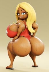 1girls 3d 3d_model ai ai_generated big_ass big_breasts big_butt blonde_hair female female_only huge_ass huge_butt kick_buttowski kick_buttowski:_suburban_daredevil lifeguard shannon_(kick_buttowski) simple_background solo solo_female tagme tan_body tan_skin thicc thick_ass thick_thighs voluptuous voluptuous_female vulkyasha_(style)