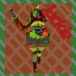 jackie (fnaf) from five nights at freddy's by rosie’s (artist)