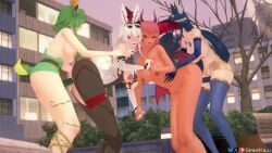 2025 3d 3d_animation 4girls antlers arched_back ass big_ass big_breasts big_butt blue_hair breast_jiggle breasts bunny_ears bunny_girl bunnysuit city city_background dildo dildo_in_pussy dildo_penetration dragon_girl exhibitionism female female/female female_ejaculation female_focus female_only female_penetrated from_behind from_behind_position geministarsign giddora green_hair hand_holding haruka_karibu holding_hands hongcha03 humanoid indie_virtual_youtuber jiggle large_breasts lesbian lesbian_sex light-skinned_female long_hair longer_than_10_seconds longer_than_30_seconds massive_breasts miko_desh opennsfwsp orgasm outdoors pale_skin penetration penile penile_penetration penis pink_hair public public_nudity public_sex short_hair skirt sound sound_effects sound_warning spamkaju squirting strap-on strap-on_dildo sunglasses tagme tan_skin torn_clothes torn_clothing trickywi vaginal_penetration vaginal_sex video vienna_(vtuber) virtual_youtuber voice_acted vshojo vtuber white_hair winged_humanoid yuri zentreya