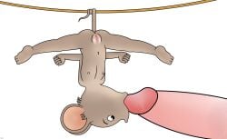 animal beastiality ernest_and_celestine female flat_chest helix mouse pussy tagme