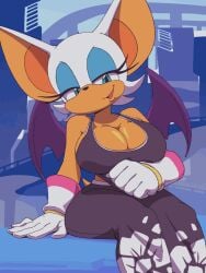 1girls 2d 2d_animation 3:4 animated big_breasts breasts female female_only flashing_breasts gif mobian mobian_(species) mobian_bat nipples open_legs rouge_the_bat rouge_the_rider shorts smiling_at_viewer sonic_(series) sonic_riders sonic_the_hedgehog_(series) sports_bra twistedgrim vertical_video wings