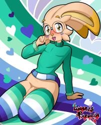 2025 absurd_res anthro bent_leg biped blush bottomless bottomless_male clothed clothing eyewear femboy flaccid footwear foreskin generation_8_pokemon genitals glasses hand_on_ground hi_res humanoid_genitalia humanoid_penis knee_highs lagomorph legwear leporid lgbt_pride lgbt_pride_month looking_at_viewer lunaris_parukia male male_anthro mammal navel nintendo open_mouth open_smile pattern_clothing pattern_footwear pattern_legwear pattern_socks pattern_stockings pattern_thigh_highs paul_(lunaris_parukia) penis pokemon pokemon_(species) pokemorph pride_color_background pride_color_clothing pride_color_eyewear pride_color_face_paint pride_color_glasses pride_color_legwear pride_color_stockings pride_color_sweater pride_color_thigh_highs pride_color_thigh_socks pride_color_topwear pride_colors pride_month_2025 rabbit reclining scorbunny shiny_pokemon simple_background smile smiling_at_viewer socks solo stockings striped_clothing striped_footwear striped_legwear striped_socks striped_stockings striped_thigh_highs stripes sweater thigh_highs topwear vincian_pride_colors yellow_eyes