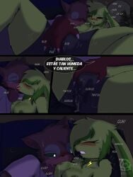 anthro anthro_on_anthro bassilixxx23 comic critters_(poppy_playtime) hoppy_hopscotch hoppy_hopscotch_(poppy_playtime) oc poppy_playtime poppy_playtime_(chapter_3) smiling_critters