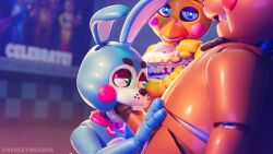 toy bonnie (fnaf) from five nights at freddy's by ashleyorange