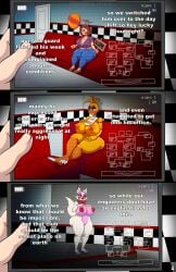 1boy 3girls animal_humanoid animatronic balloon_boy_(fnaf) big_ass big_breasts breasts chica_(fnaf) chicken chicken_girl chicken_humanoid curvaceous curvy curvy_figure digital_media_(artwork) female five_nights_at_freddy's five_nights_at_freddy's_2 fox fox_girl fox_humanoid hips huge_ass huge_breasts humanoid large_ass large_breasts legs male male/female mangle_(fnaf) mature mature_female nightguard rule_63 scottgames security_guard slim_waist straight thegeckodemon thegeckoninja thick thick_hips thick_legs thick_thighs thighs voluptuous waist wide_hips