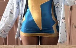 hairy_pussy heroine kamala_khan panties slut_collar