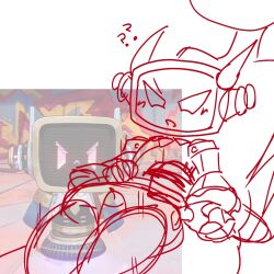 2025 ambiguous_gender doodle embarrassed genshin_impact hoyoverse jembbrowm leak mihoyo robot sketch thick_thighs thigh_sex thighs unknown_character