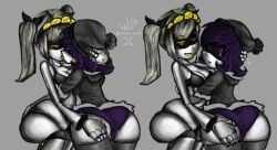 female_only groping_ass j_(murder_drones) lesbian_kiss murder_drones uzi_(murder_drones) woah_lewds yuri