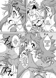 3-way canine censored chocolat_gelato competition elh_melizee elh_to_red_2 english_text feline female fingering incest male page_17 red_savarin ro solatorobo yuri