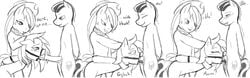 1boy 2girls agge aggerey anthro applejack_(mlp) arms_behind_back bondage bound cielo cielorey collar deepthroat equine erection fellatio femdom flightless force forced_partners friendship_is_magic furry gag hat horse malesub monochrome multiple_boys multiple_subs my_little_pony open_mouth_gag oral oral_sex penis pony rey_(pony) ring_gag sex smooth_skin straight tail text threesome yaoi