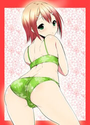 ass baka_to_test_to_shoukanjuu bikini bulge hair_ornament hairclip kinoshita_hideyoshi male_only mizugi solo swimsuit trap