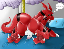 2007 anthro color digimon guilmon male male_only solo tail